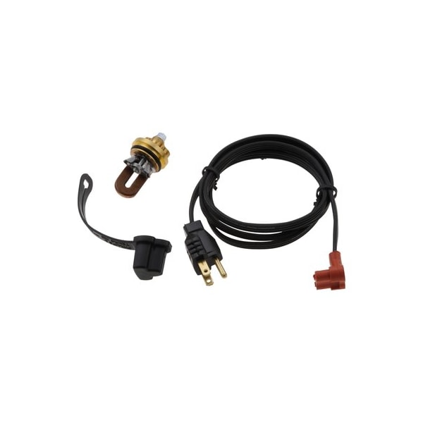 Engine Heater - 400W 120V, 35Mm Plug, Brass Adapter Kubota